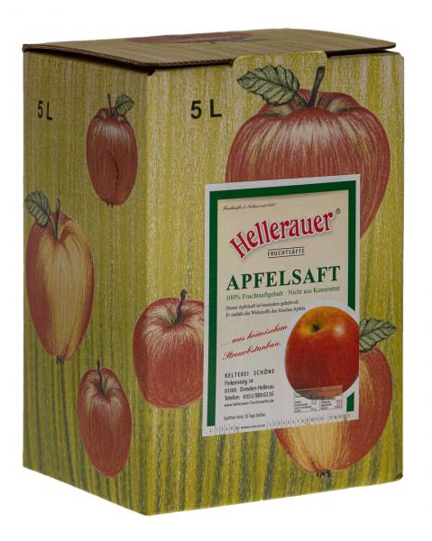 Apfelsaft klar, Bag-in-Box